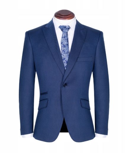 Garnitury męskie Oxford niebieski - garnitury częstochowa
