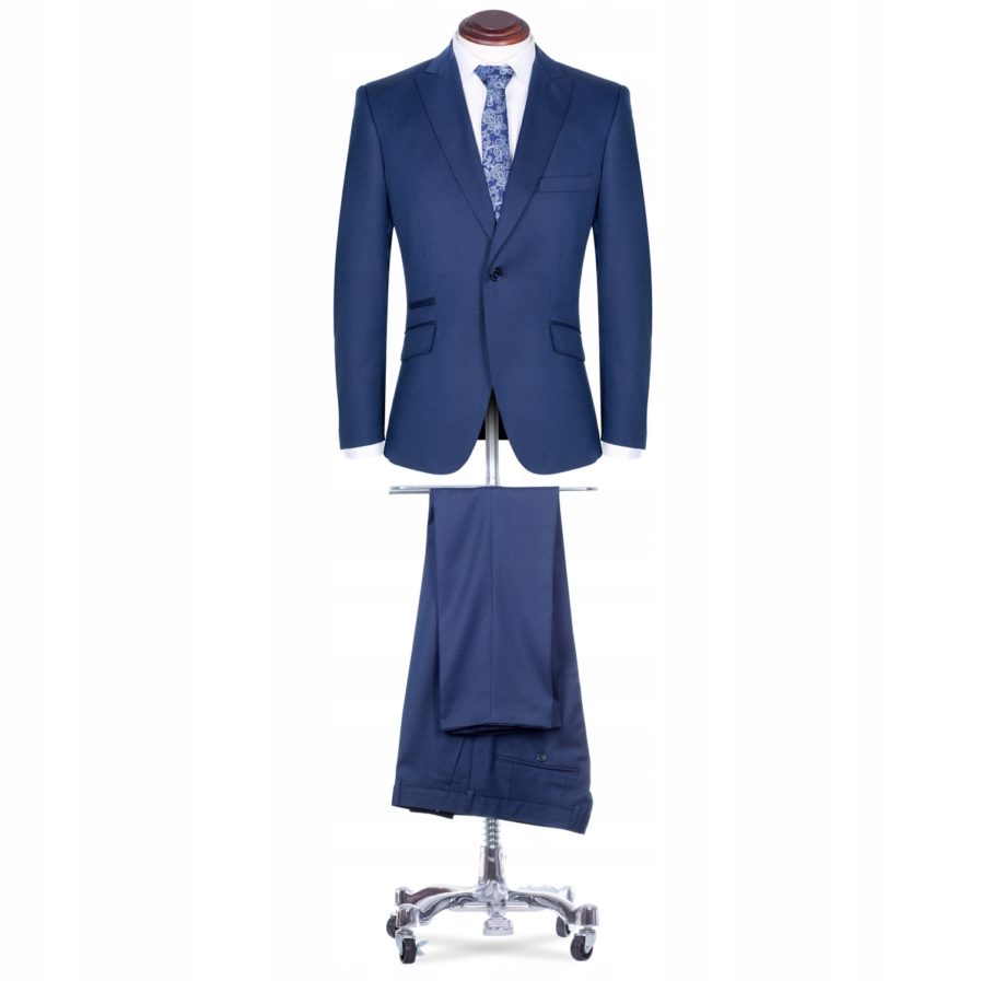 Garnitur męski Oxford niebieski - garnitury częstochowa