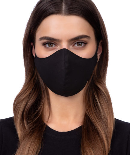 Maska ochronna na twarz - profilowana czarna