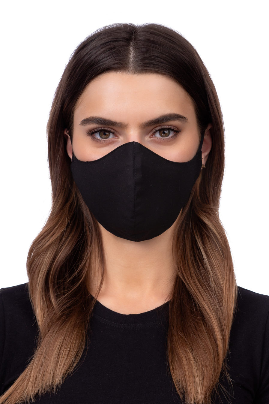 Maska ochronna na twarz - profilowana czarna
