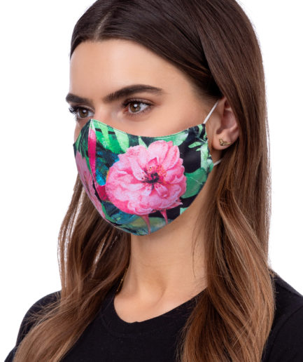 Maska ochronna na twarz - profilowana kwiat lotosu