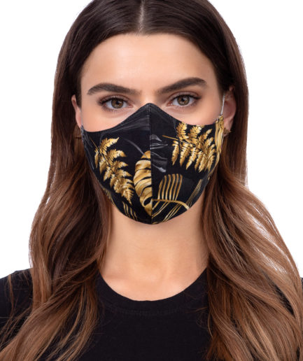 Maska ochronna profilowana - złota dżungla premium